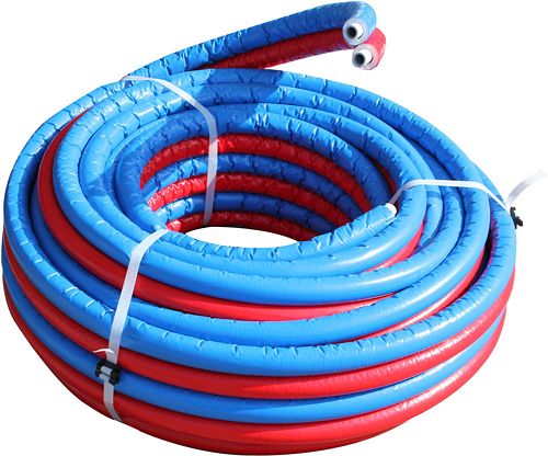 TUBE COMBI ISOLE 6MM 16X2 (ALU 0,2) ROULEAU 50M ALPEX
