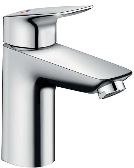 MITIGEUR LAVABO LOGIS 100 HANSGROHE COLDSTART VIDAGE AUTOMATIQUE CHROME