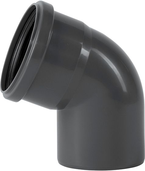 COUDE 67° MF 90MM PP HT-SAFE OSTENDORF