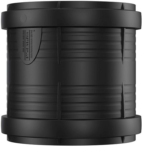 MANCHON DOUBLE PP FF 125MM NOIR 401200