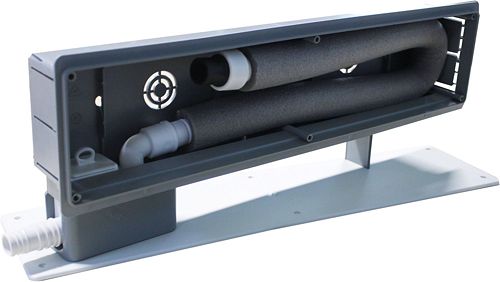 COFFRET ENCASTRABLE DE PRÉINSTALLATION +SIPHON POUR UNITE INTERIEURE AIRCO HORIZONTAL 43X16X6,5CM