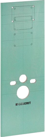 PLAQUE PLATRE PRE-PERCE DUOFIX POUR BATI SUPPORT WC GEBERIT