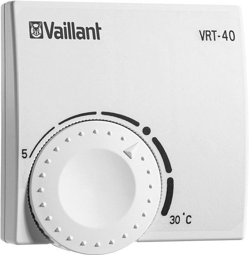 THERMOSTAT D'AMBIANCE SANS MINUTERIE VAILLANT VRT15 BIFILAIRE CLASSE I (1%)
