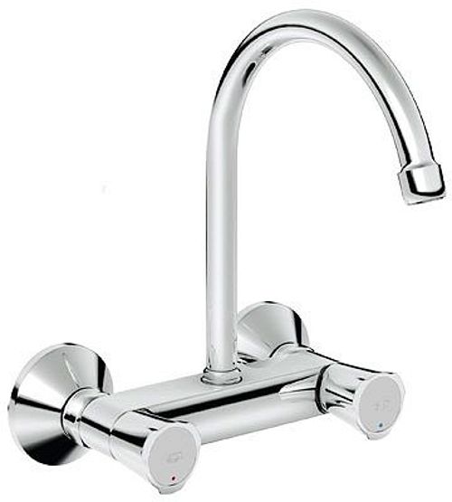 MITIGEUR CUISINE COSTA GROHE BEC AU-DESSUS 18,2CM CHROME