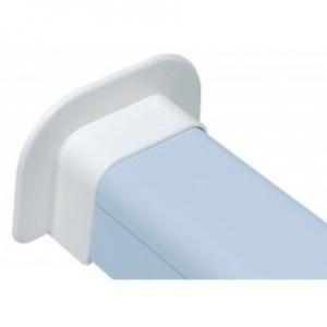 Rosace murale pour goulotte PVC