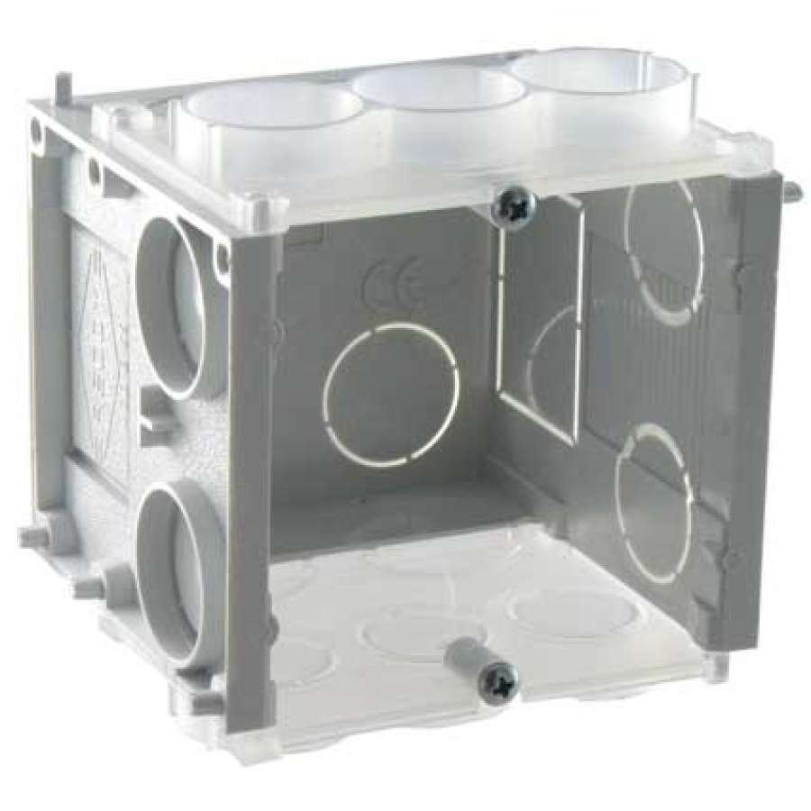 Boîte d'encastrement maçonnerie 65mm avec 2 vis B65 Reddy Preflex