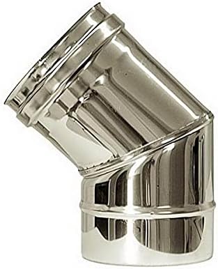 UNIFLOW COUDE 80MM 45° INOX