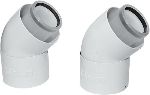 2 COUDES CONCENTRIQUES VAILLANT ECOTEC 45° 60-100