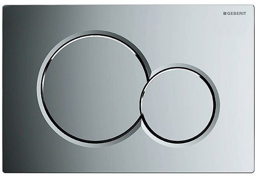 PLAQUE DE COMMANDE 2 TOUCHES SIGMA01 CHROME-BRILLANT