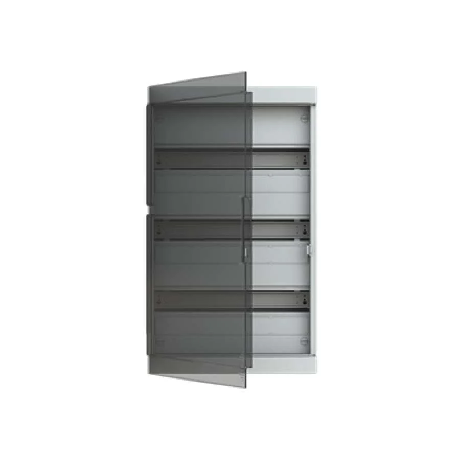 Coffret apparent 54 modules (3x18) porte transparente Fix-O-Rail 150 ABB-Vynckier