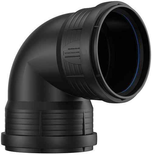 COUDE PP 90°.FF 125MM NOIR
