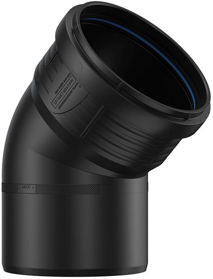 COUDE PP 45°MF 110MM NOIR