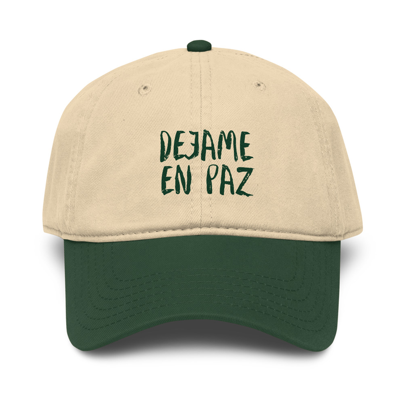 Gorra "déjame en paz"
