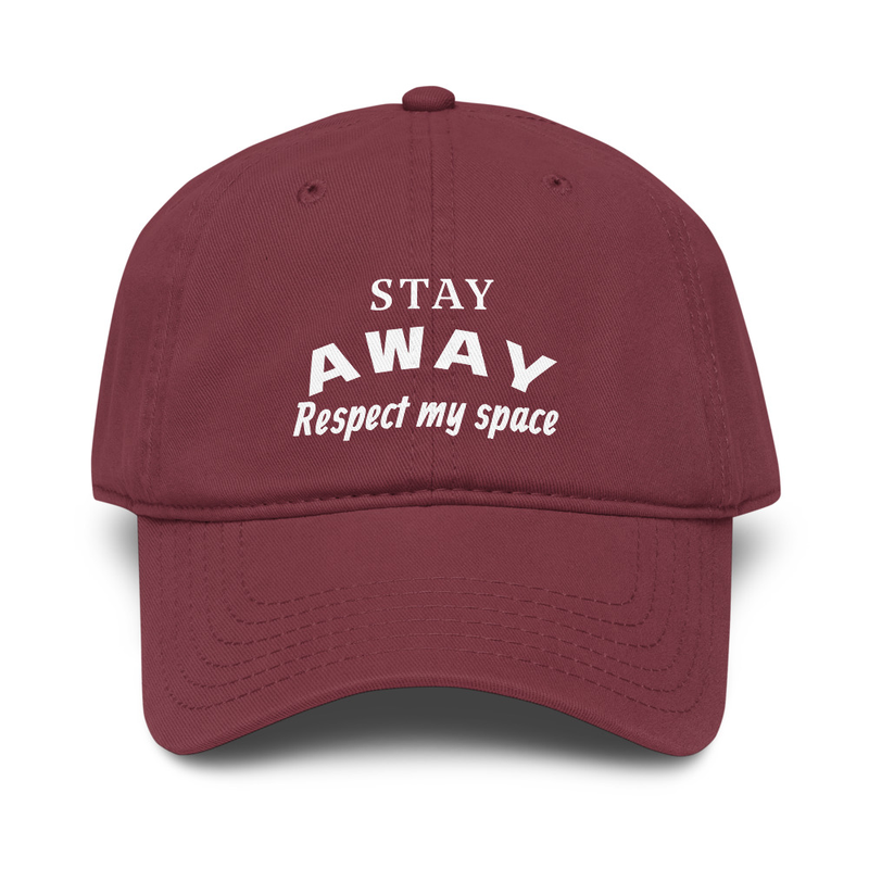 Gorra "stay away" - varios colores