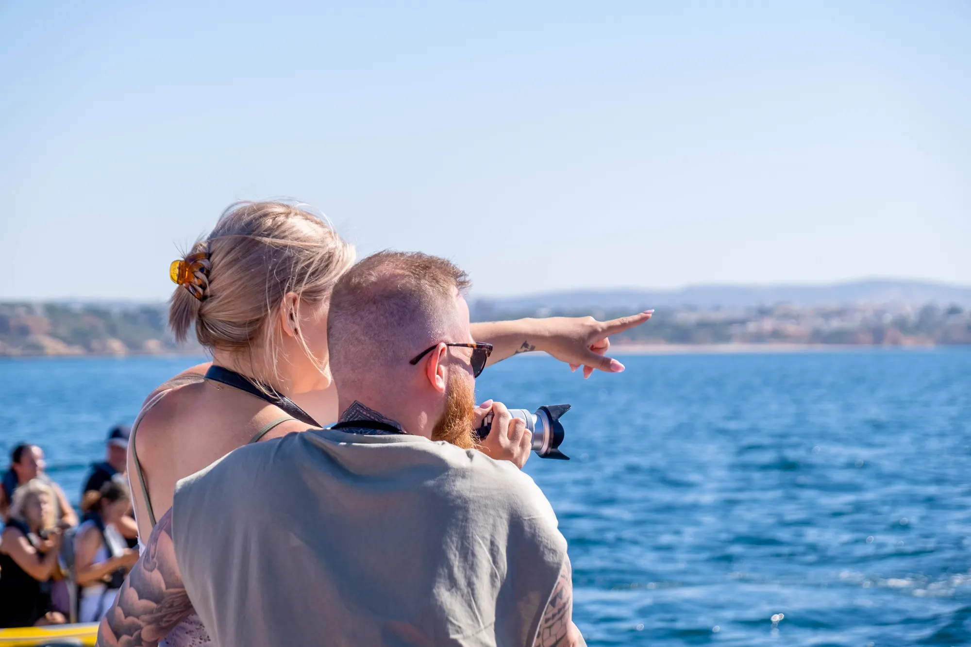 Catamaran trip along the Algarve coast + Dolphins and the Benagil Caves