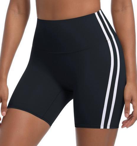 High-Waisted Athletic Bike Shorts