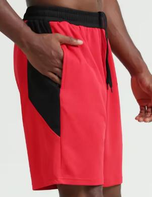 Men's Active Red Shorts