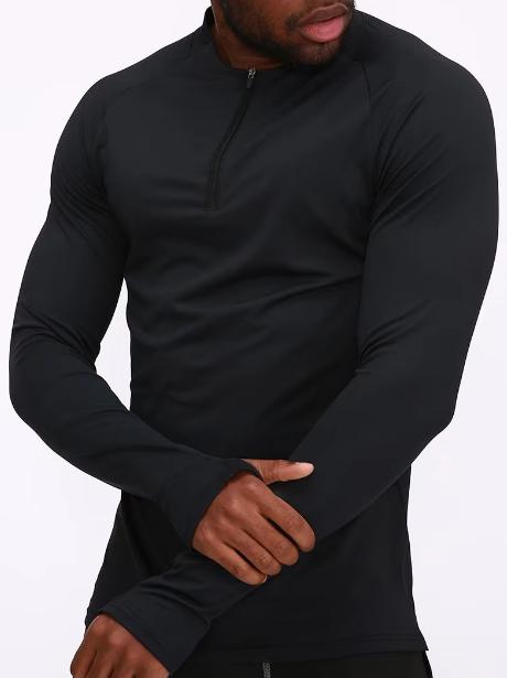 Men's Athletic Long Sleeve Quarter-Zip