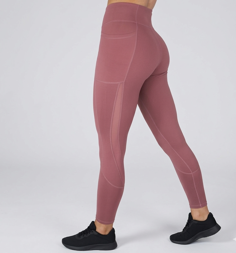 High-Waisted Mesh Leggings