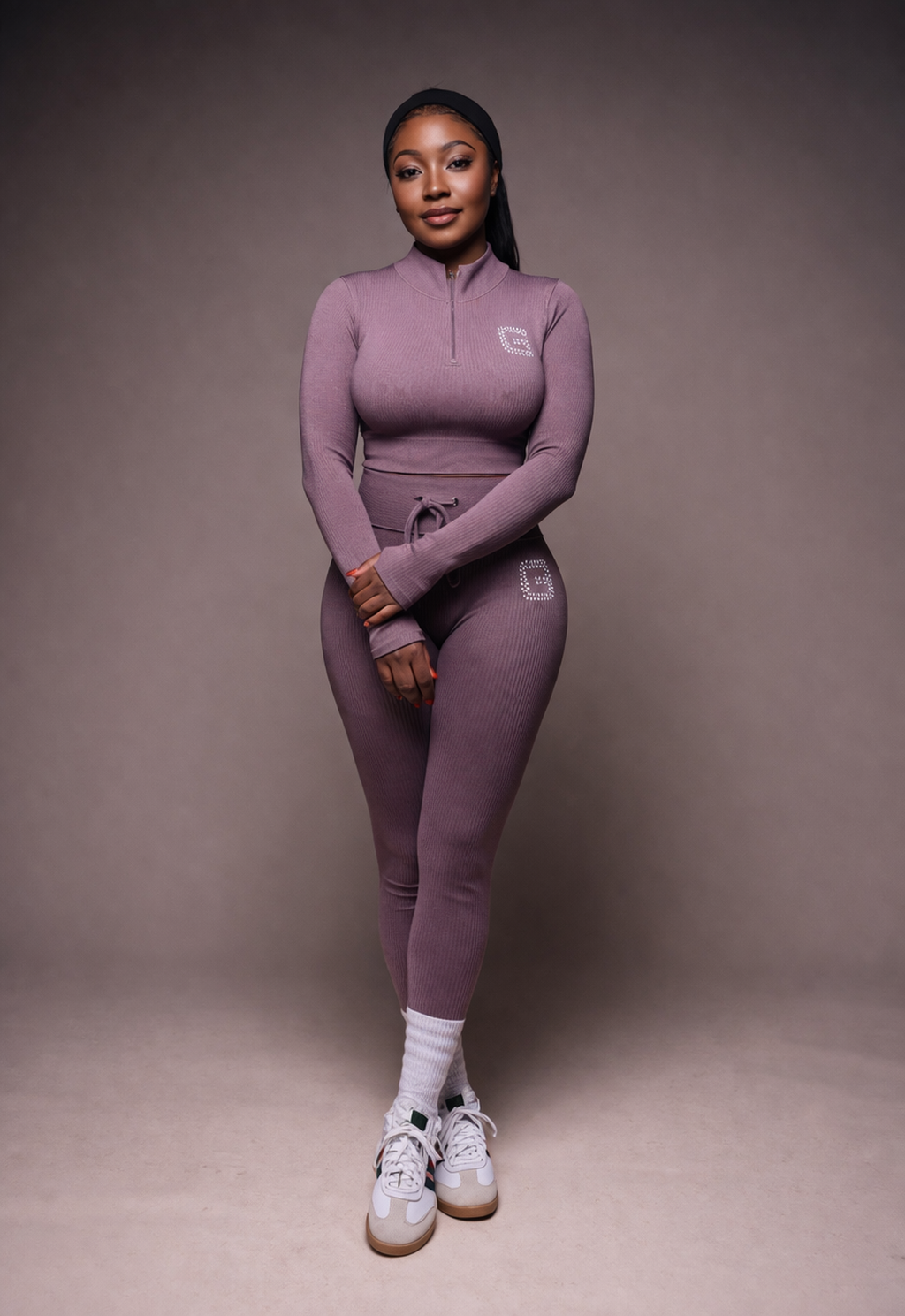 Seamless Zip-Up Fitness Set