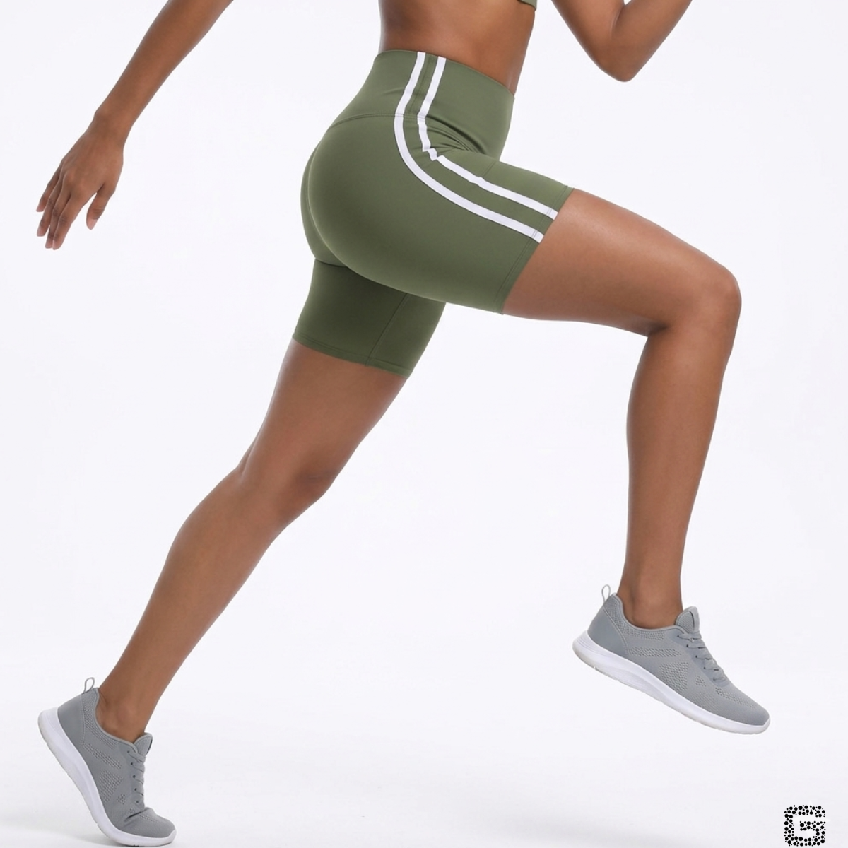 High-Waisted Athletic Shorts