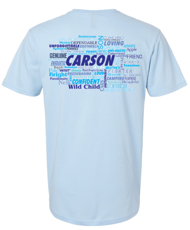 Carson Word Art Tshirt