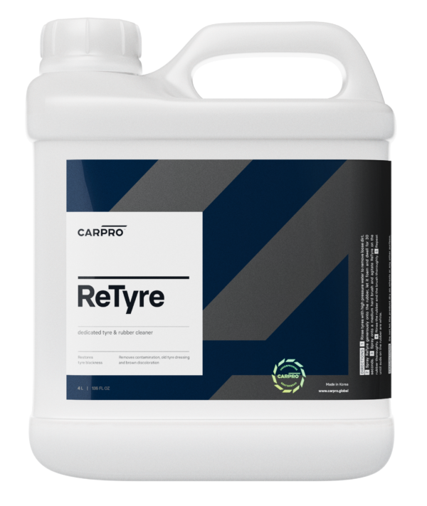 CarPro ReTyre: Tire & Rubber Cleaner -4 Litre