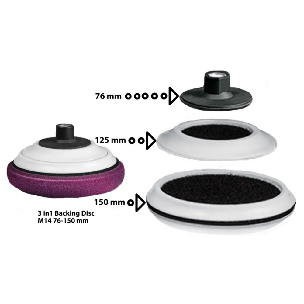 Scholl Concepts 3 in 1 Backing Disc – Rotary Polisher M14