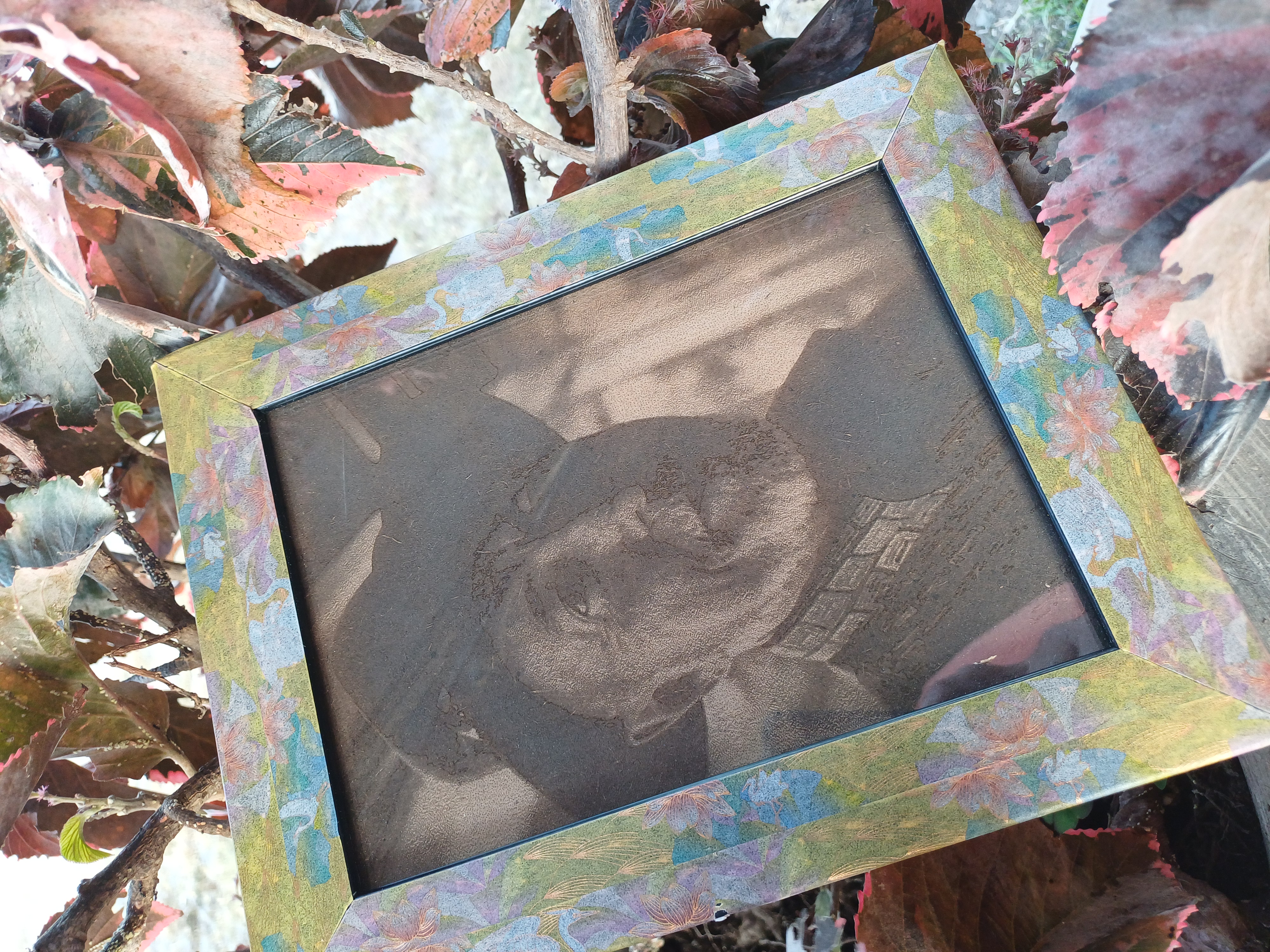 Vintage Memorial Person or Pet Portrait Frame