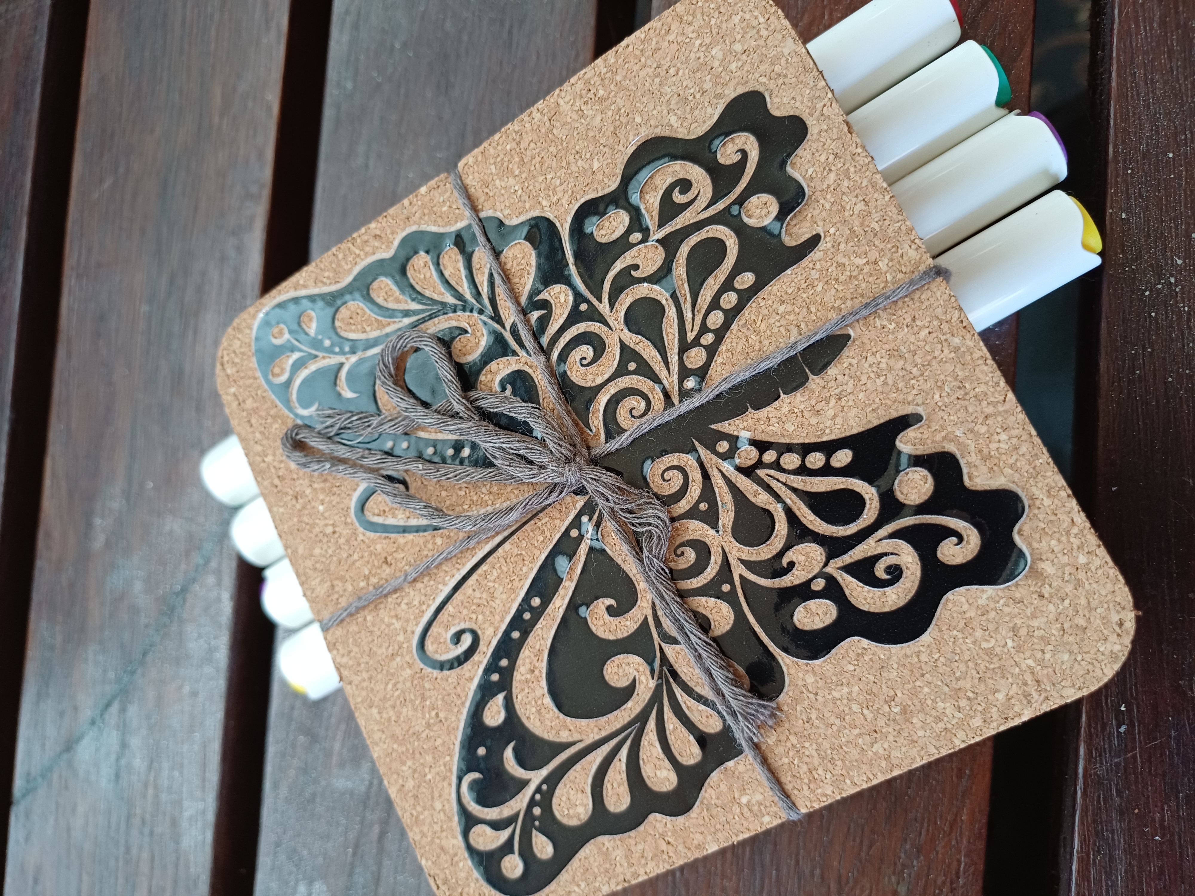 Cork Paint Your Own Coasters