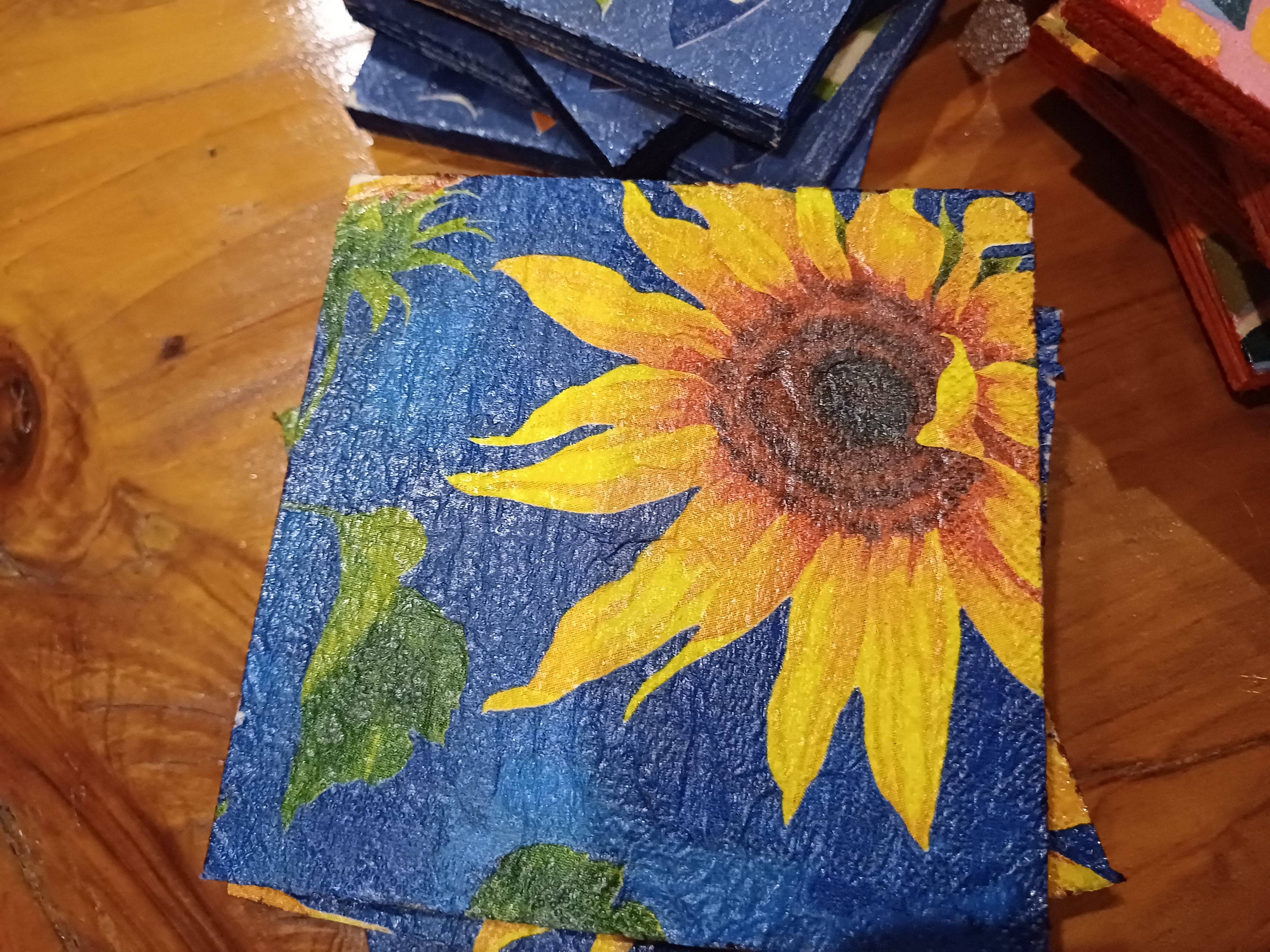 Decoupage Art Coasters