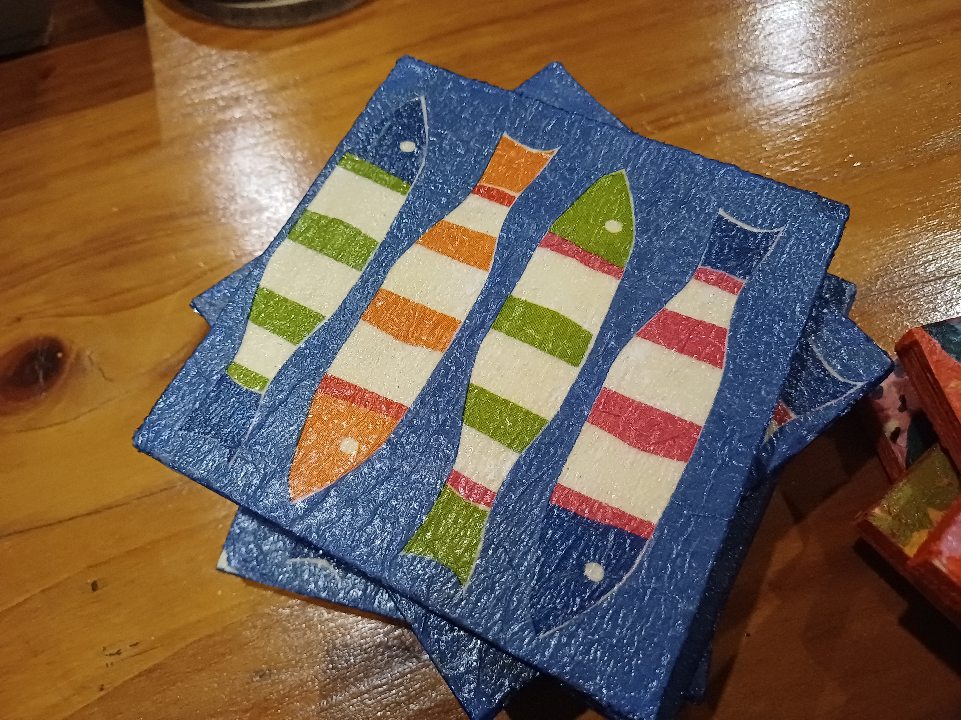 Decoupage Art Coasters