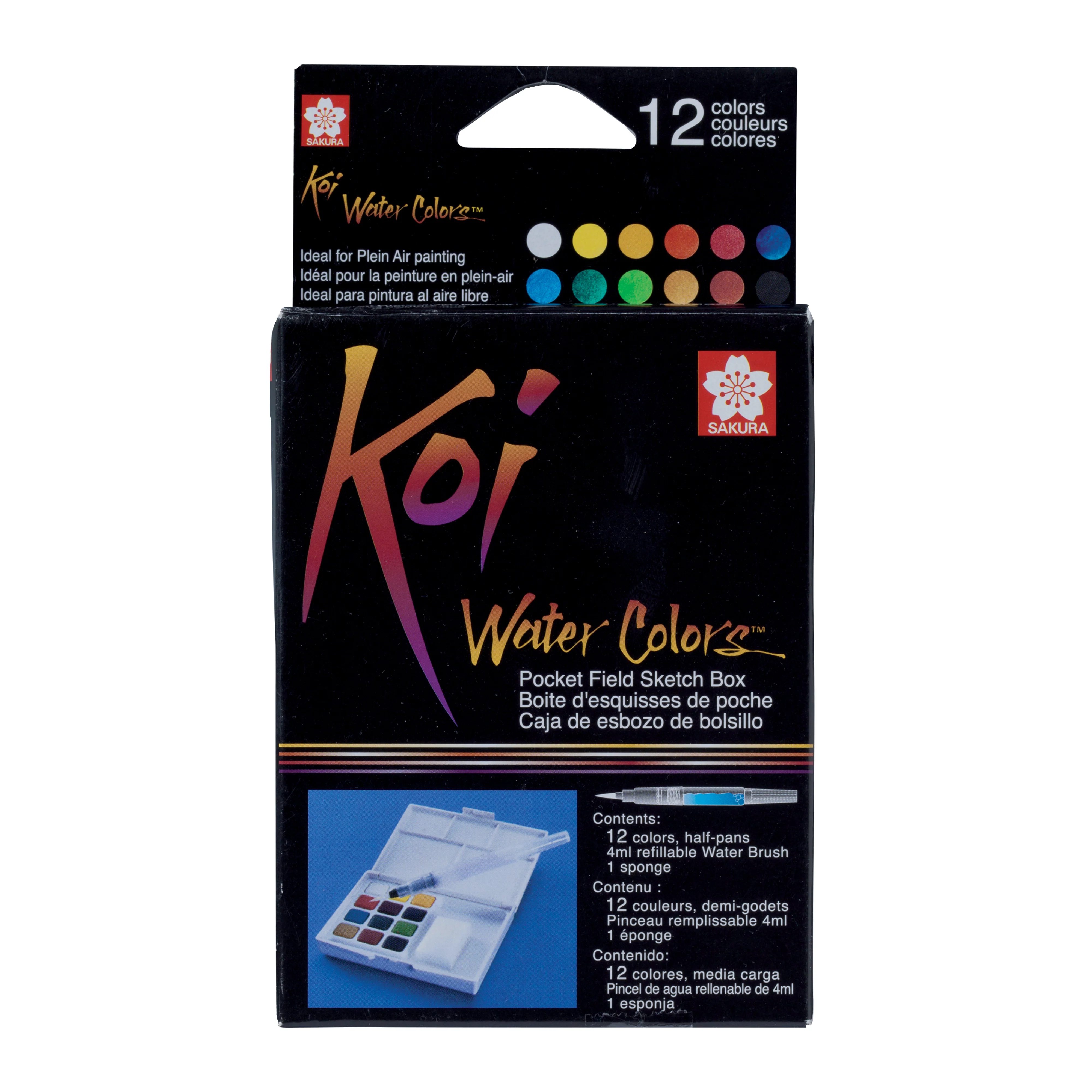 Koi Water Colors Set (12 colori)