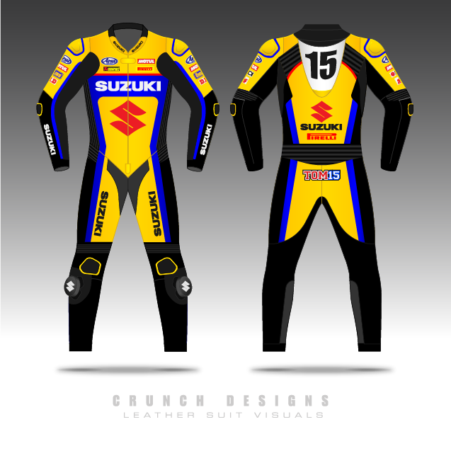 Suzuki Racing Leather Suit