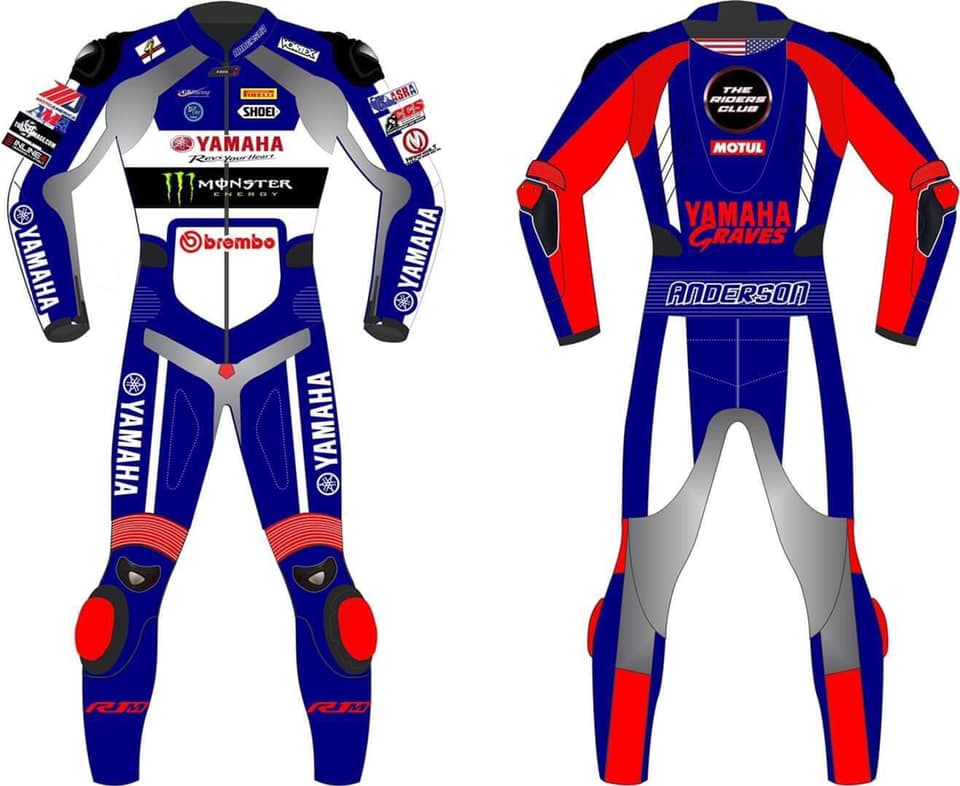Yamaha Racing Motorcycle Suit