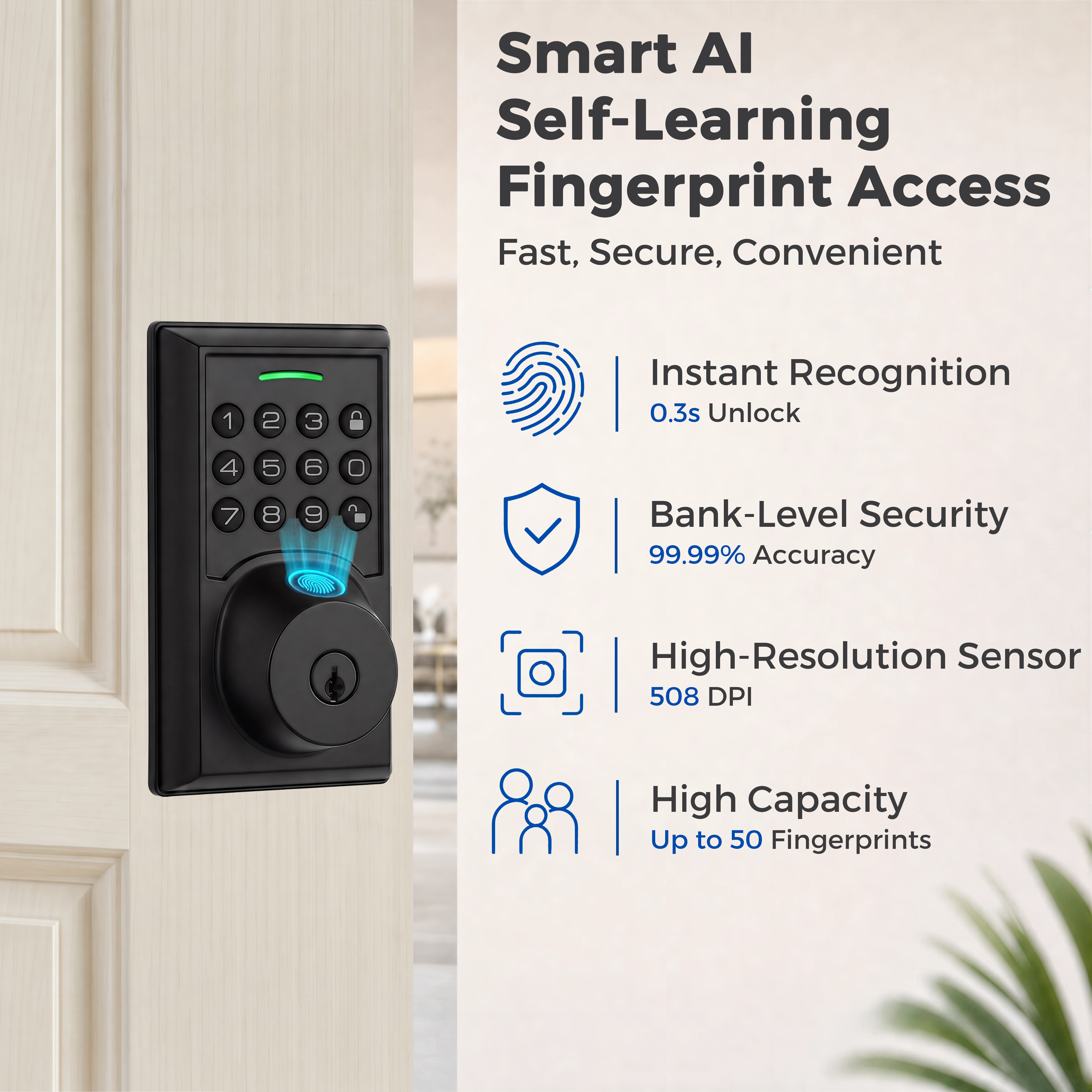Smart Deadbolt Lock - R5