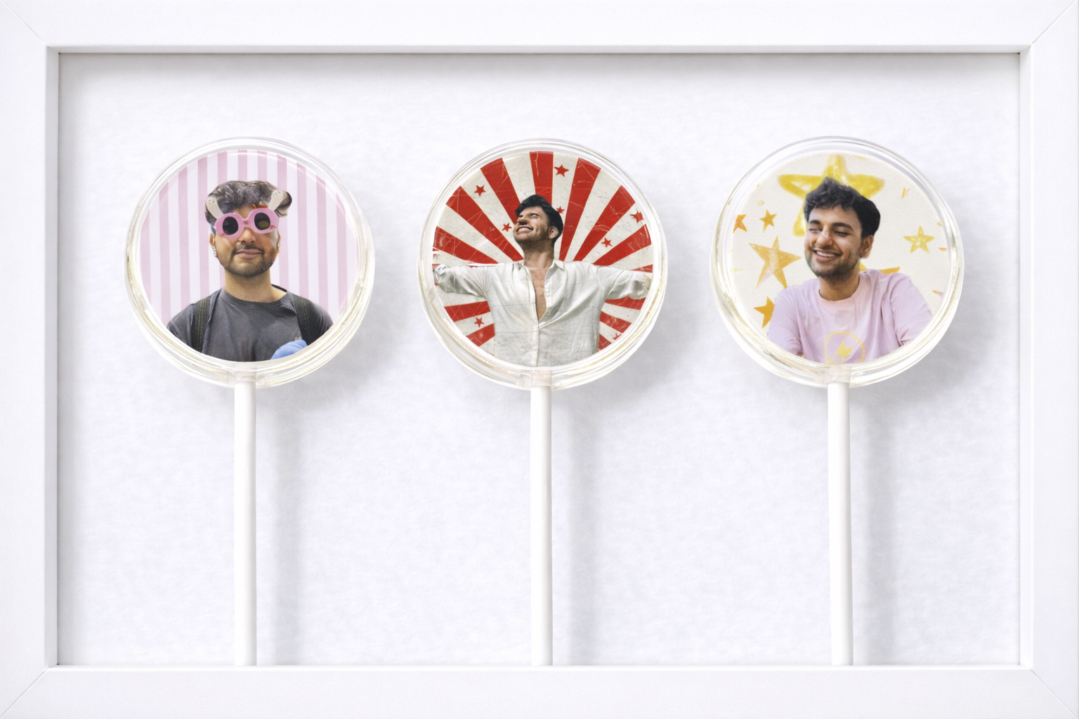 Customised 3D Clear Popz