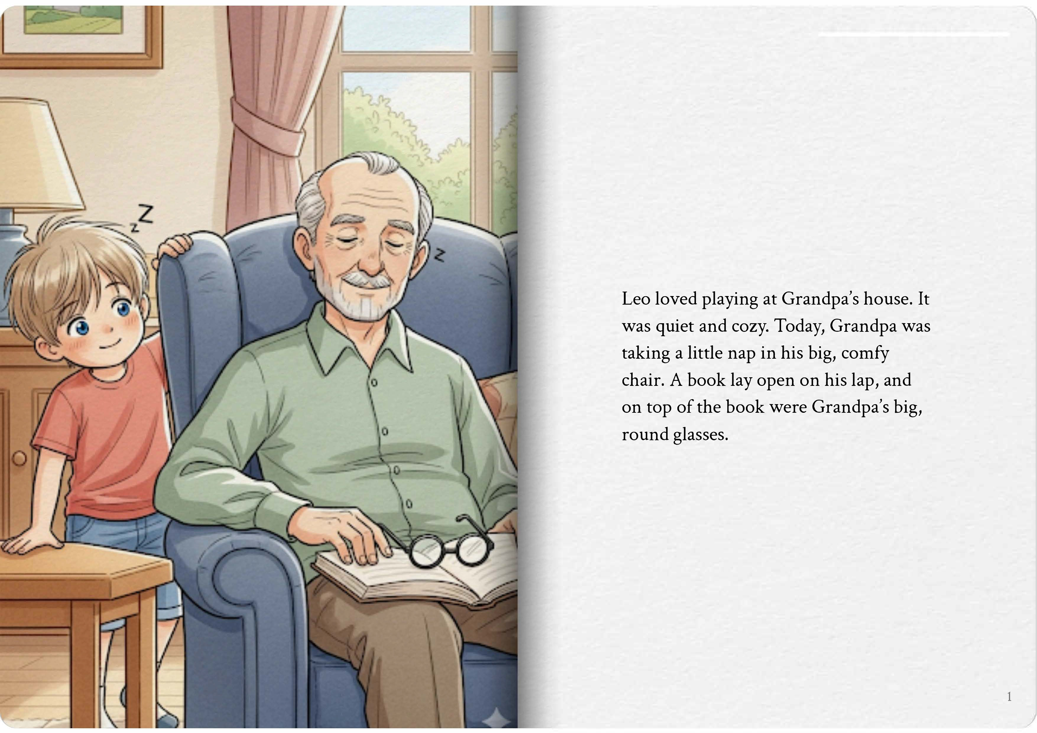 Grandpa's Big Glasses