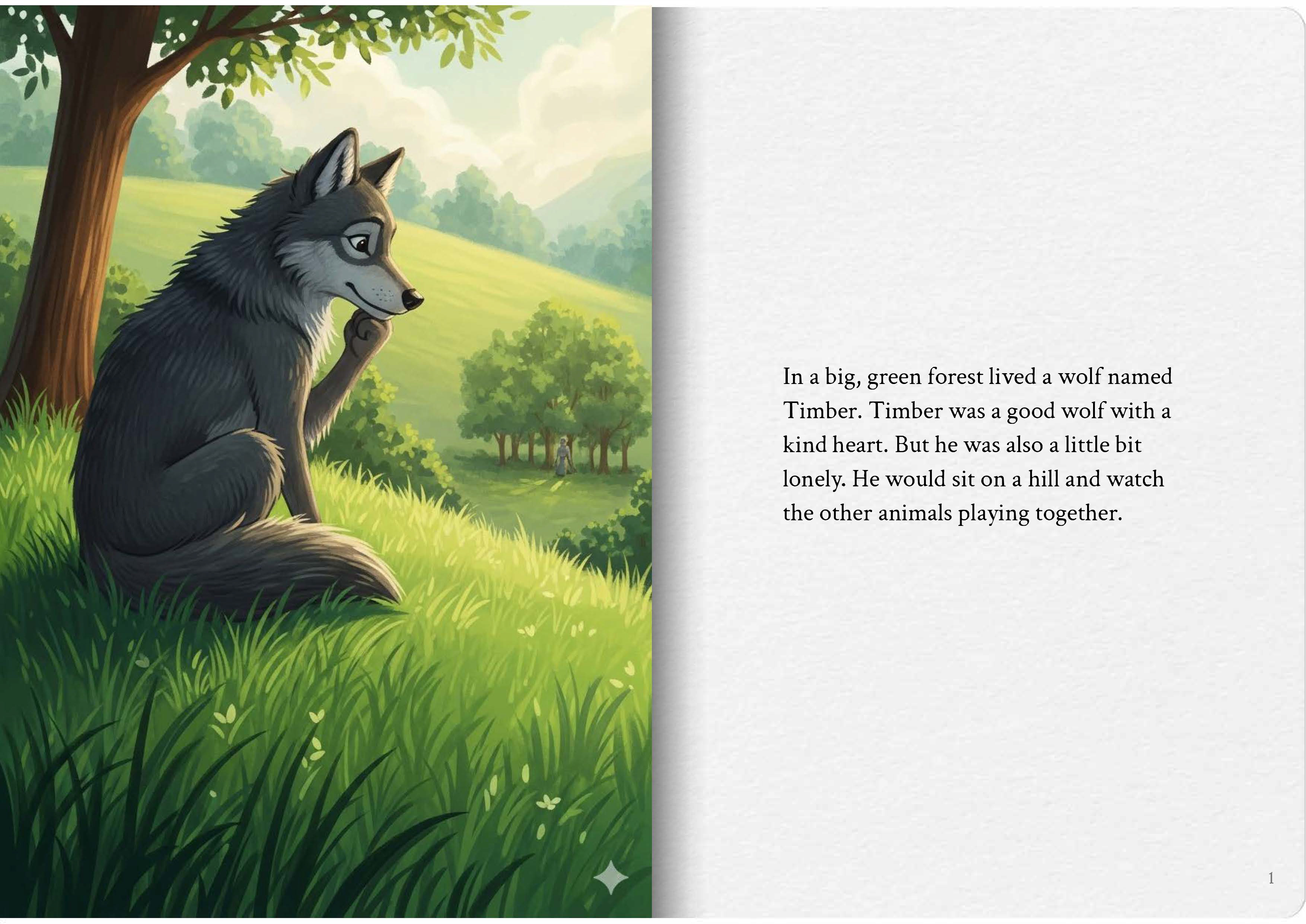 The Wolf Who Wanted Friends