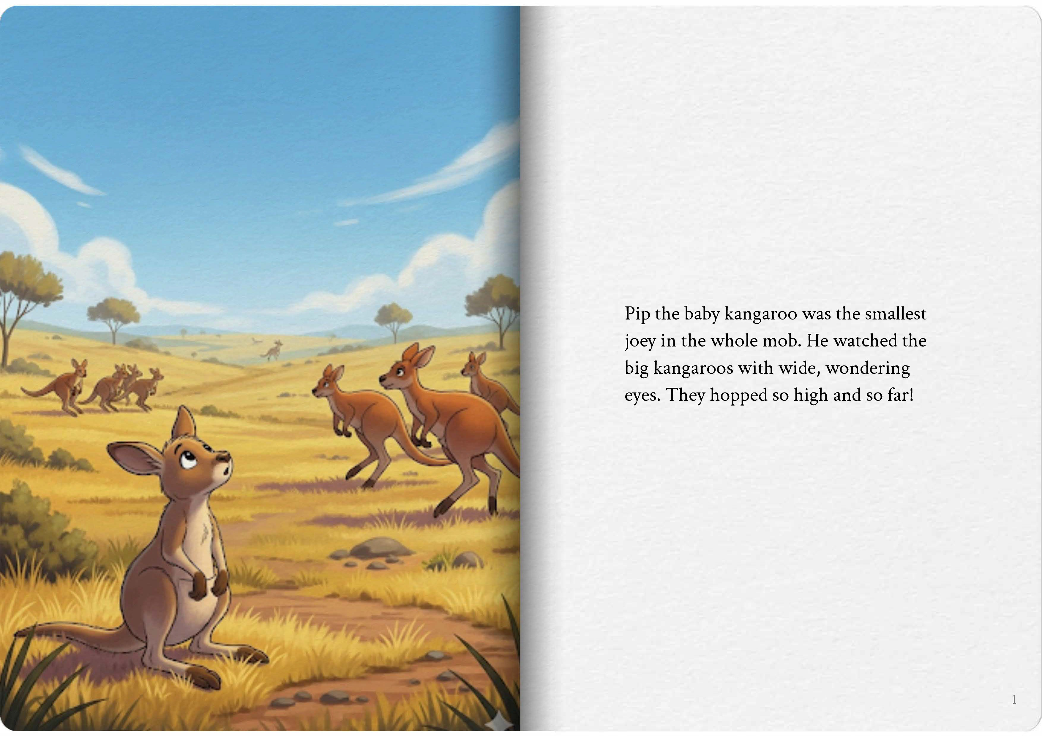 The Little Kangaroo Who Couldn't Hop