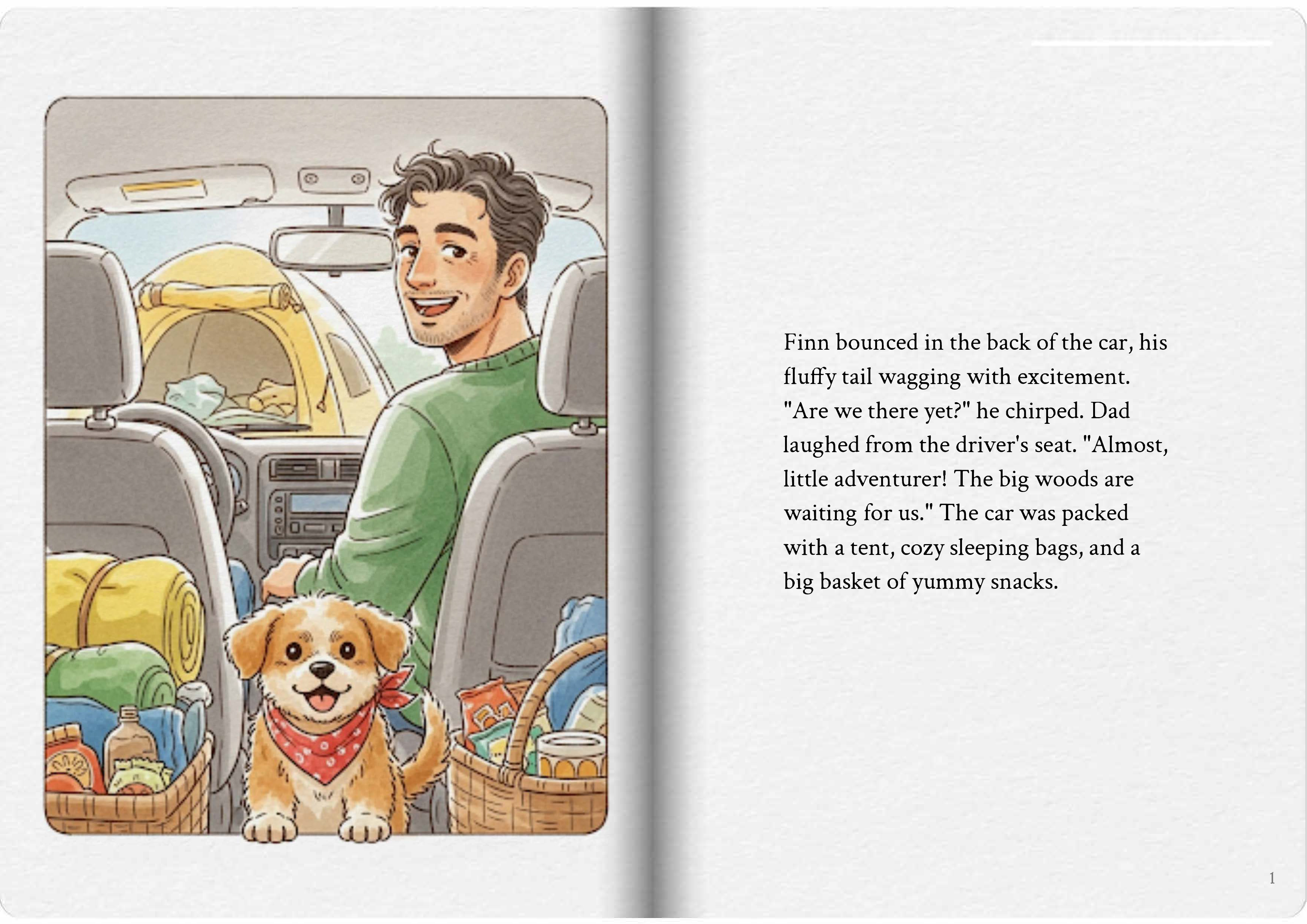 Finn's Big Camping Adventure