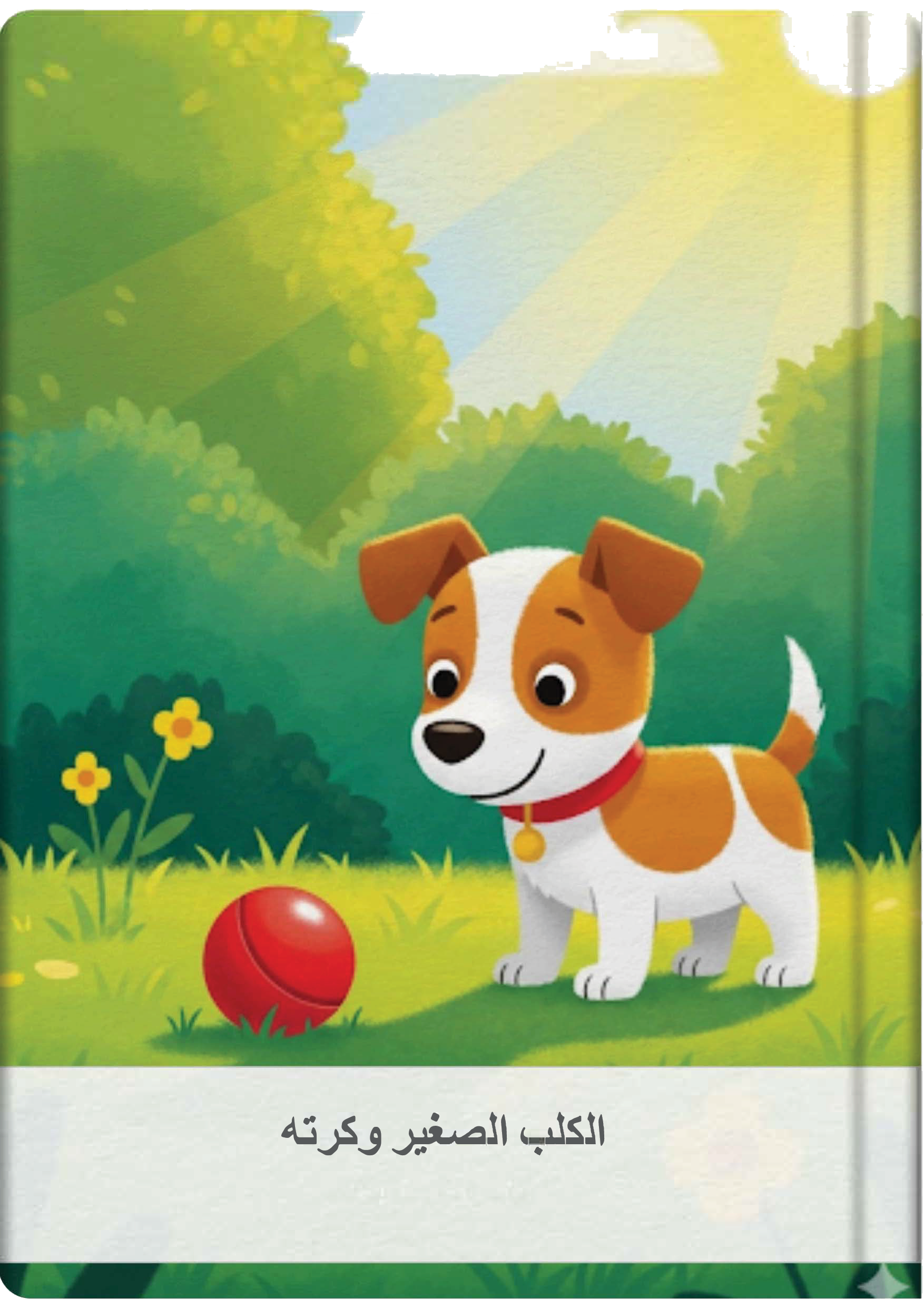 الكلب الصغير وكرته