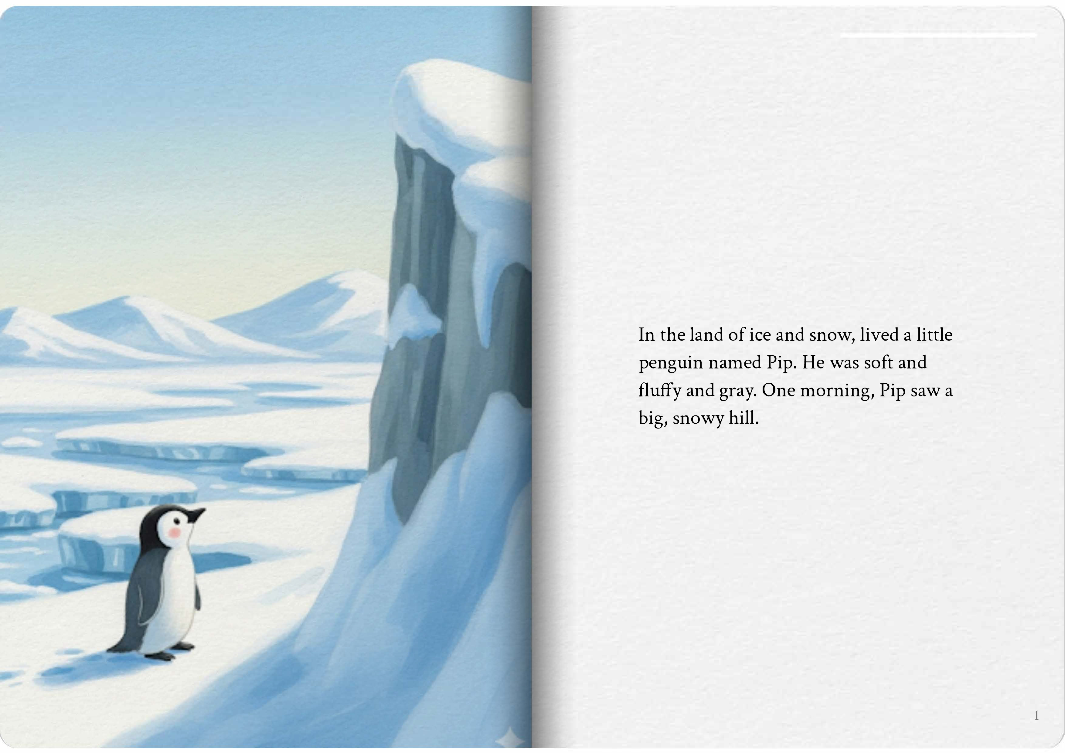 Penguin’s First Slide