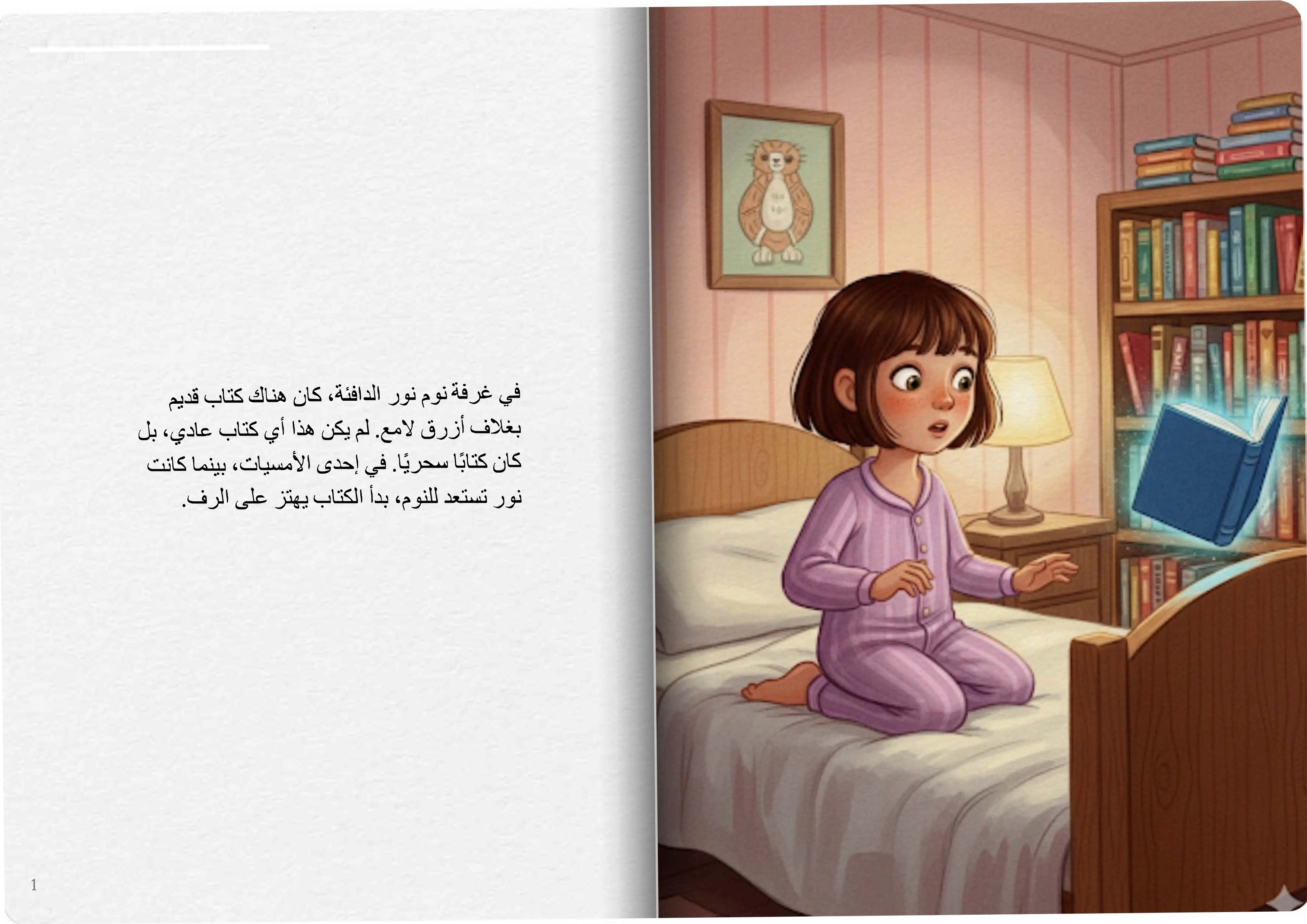 نور والكتاب الطائر