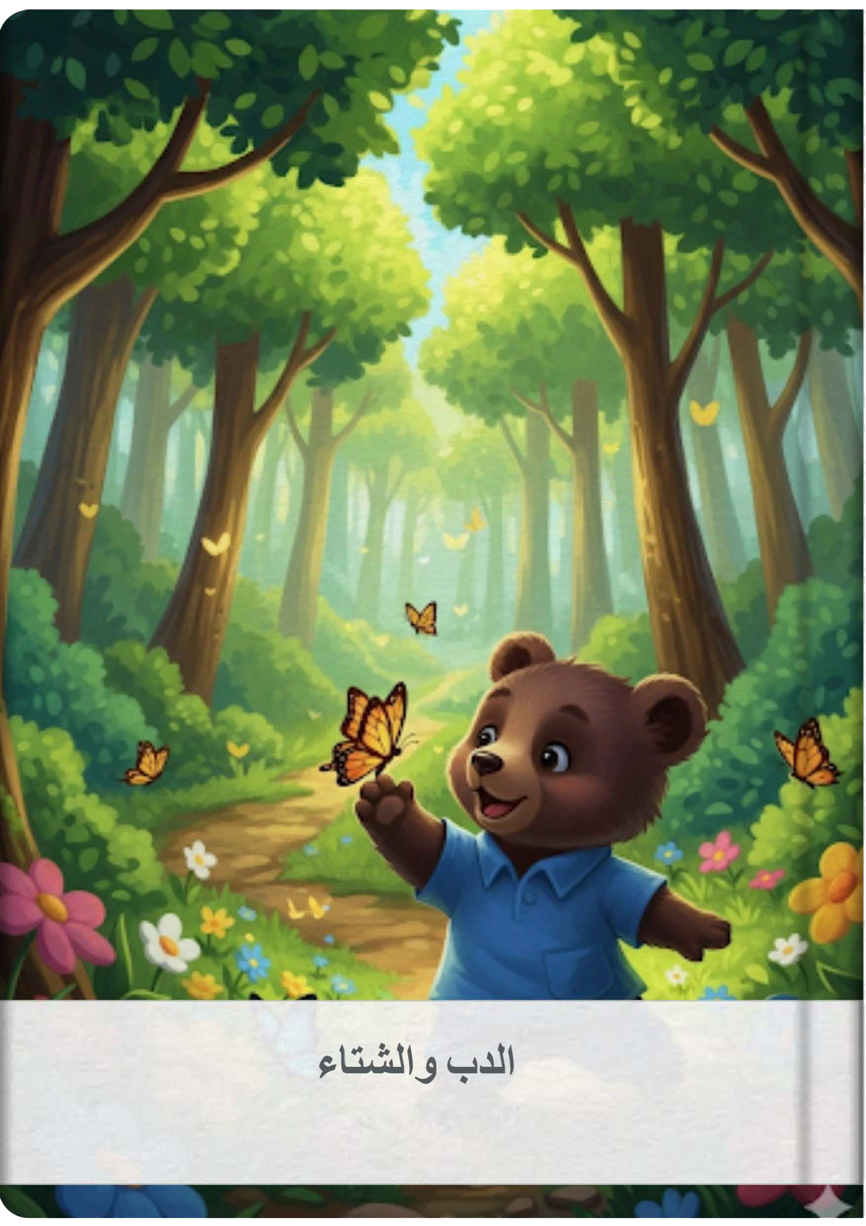 الدب والشتاء