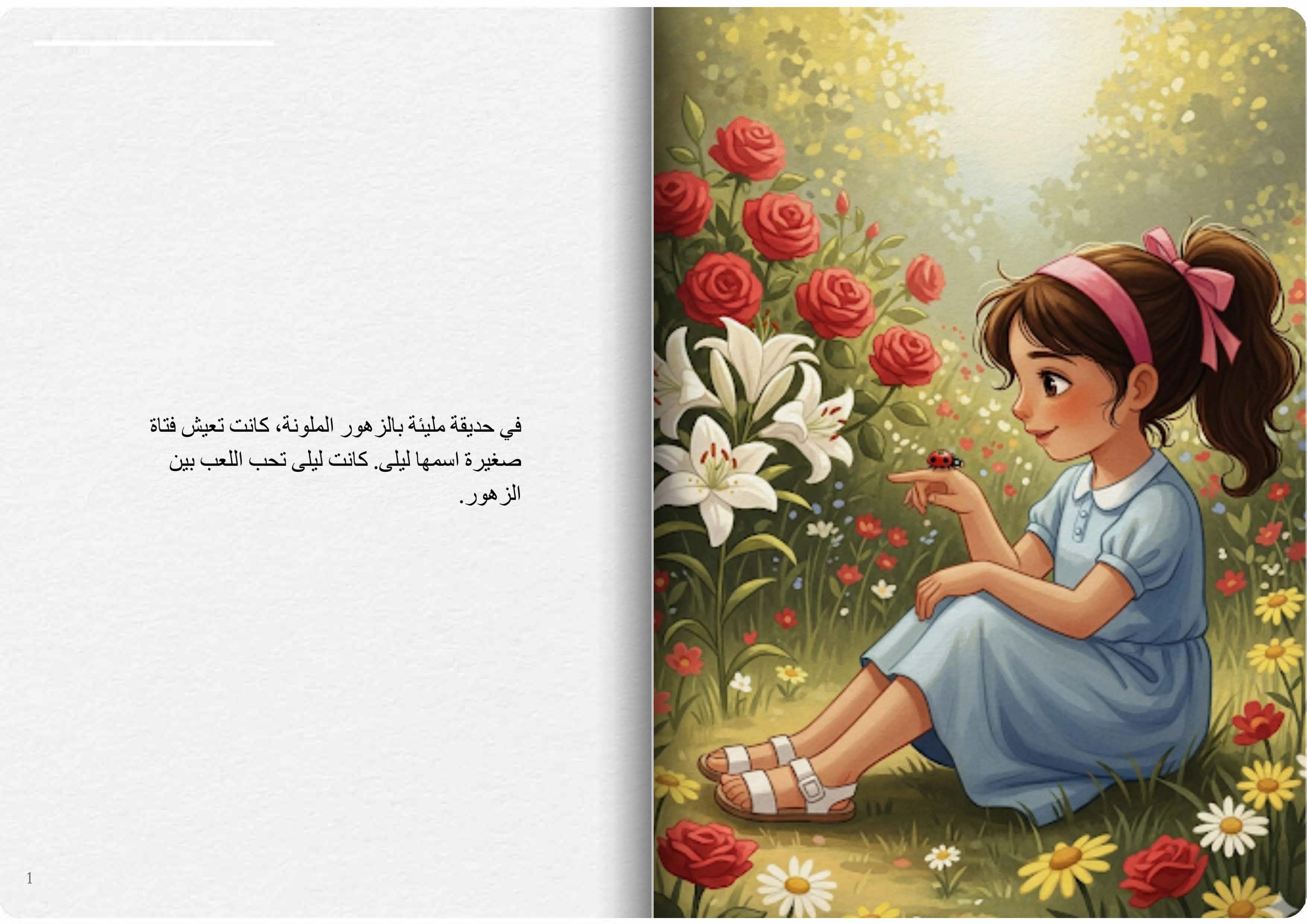 ليلى والفراشة الذهبية