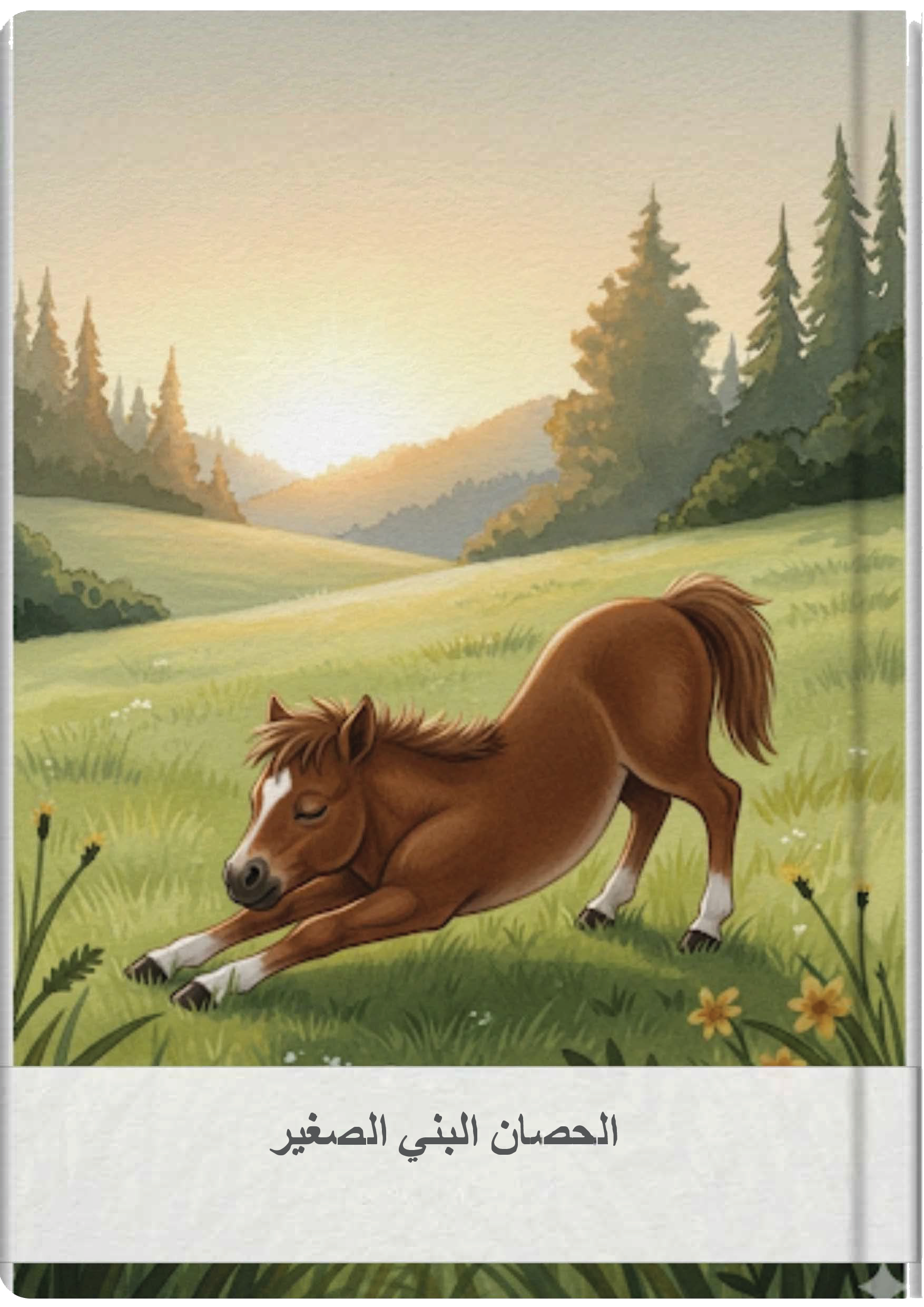 الحصان البني الصغير