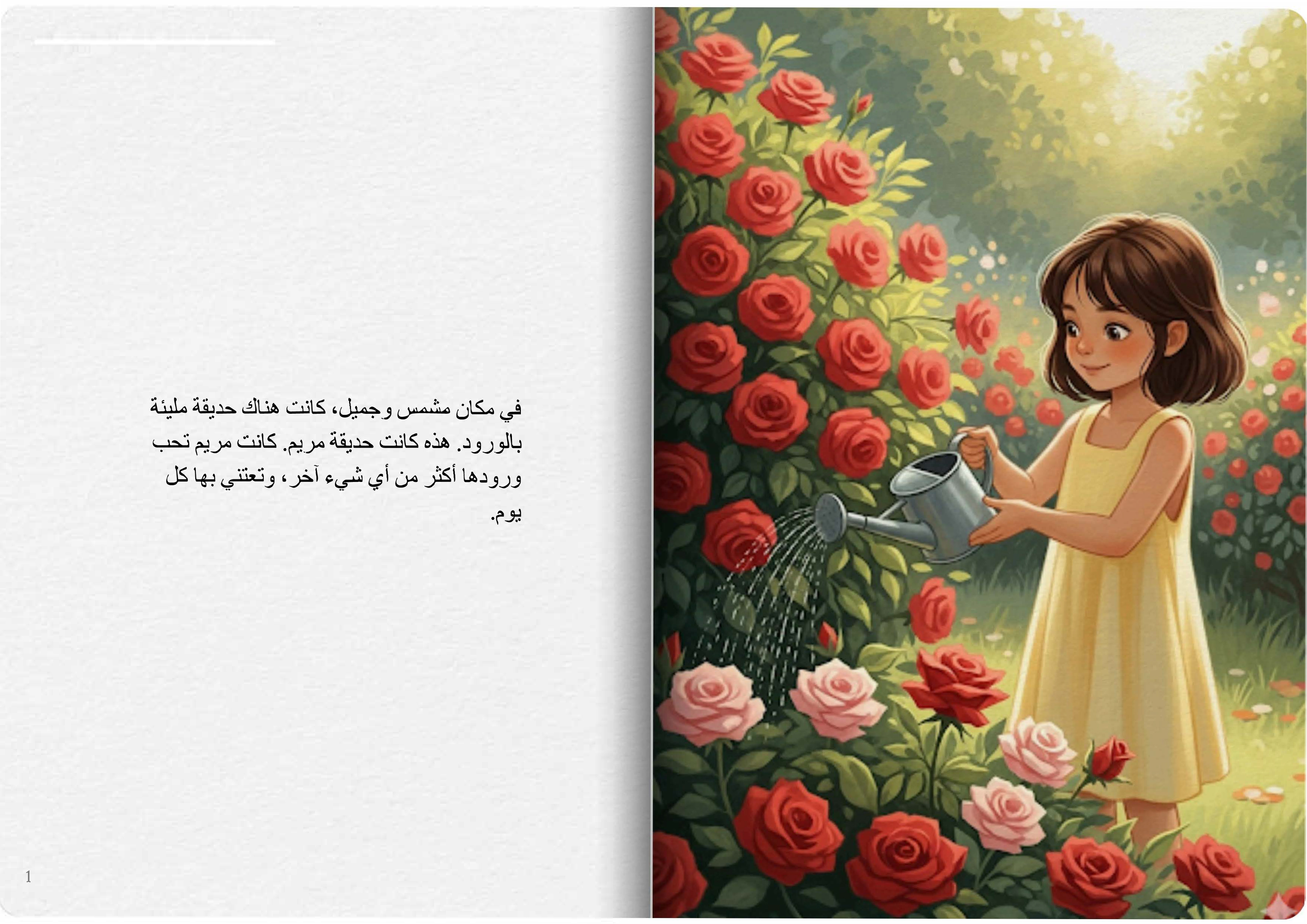 حديقة ورود مريم