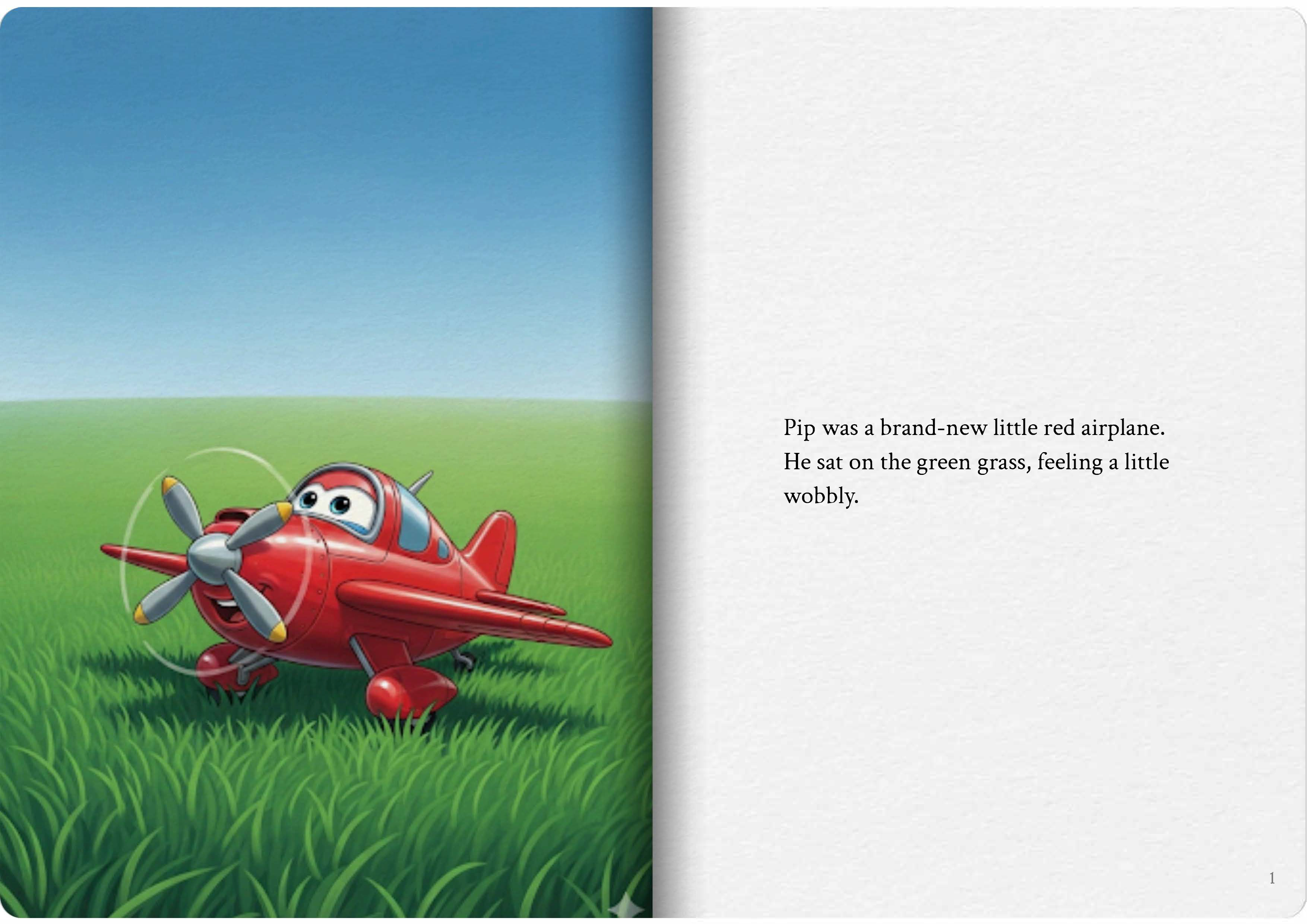 Pip the Little Red Airplane