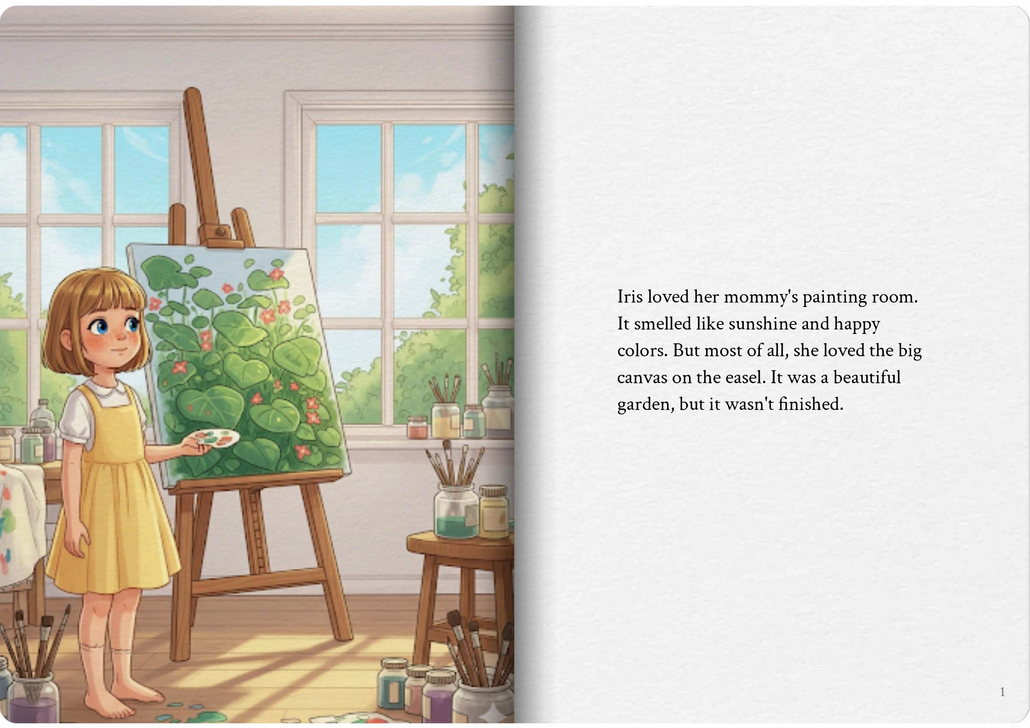 The Happy Garden Painting